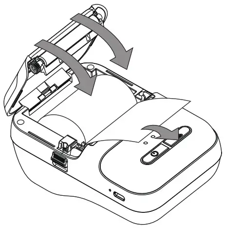 clabel CT230B Portable Label Printer - Paper Roll Loading 3