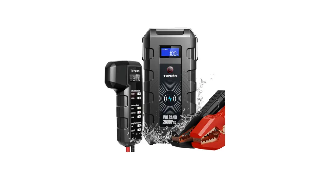 Topdon Volcano 2000pros Car Jump Starter User Manual Topdon Volcano 2000pros Car Jump Starter User Manual