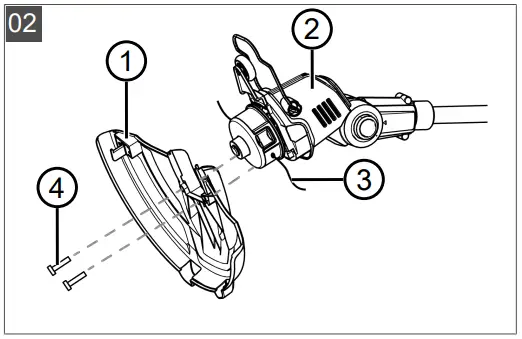 Installing the guard plate