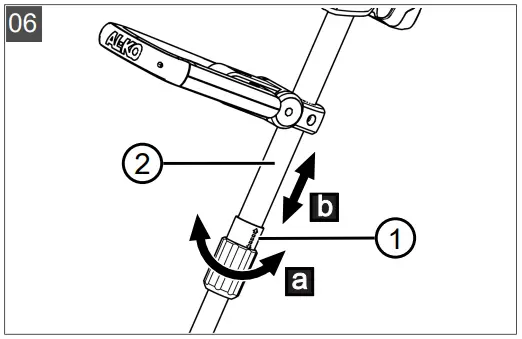 Adjusting telescopic pole
