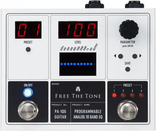 FREE-THE-TONE-PA-1Q-Programmable-Analog-10-Band-EQ-Graphic-Equalizer-PRO