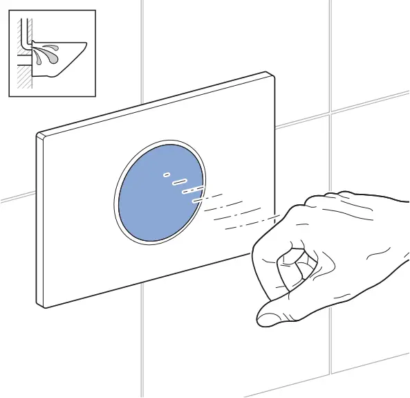 GEBERIT SIGMA10 Dual Flush Plate - c1