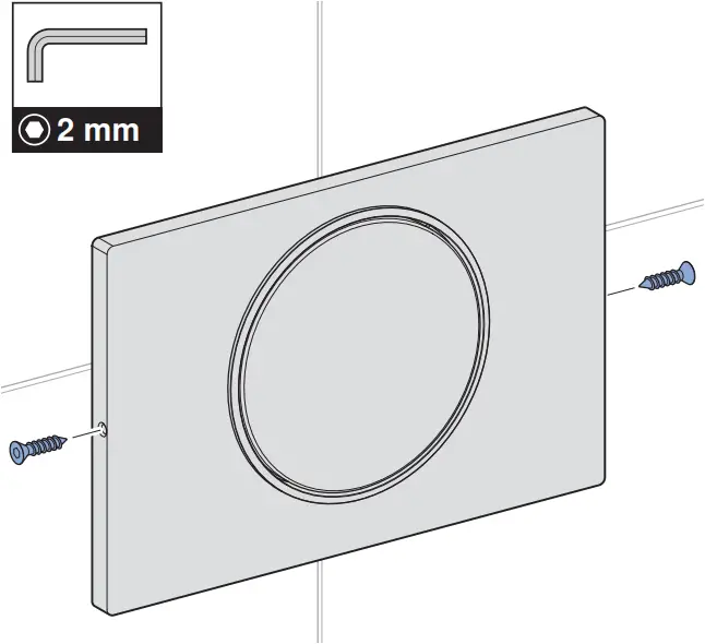 GEBERIT SIGMA10 Dual Flush Plate - e1