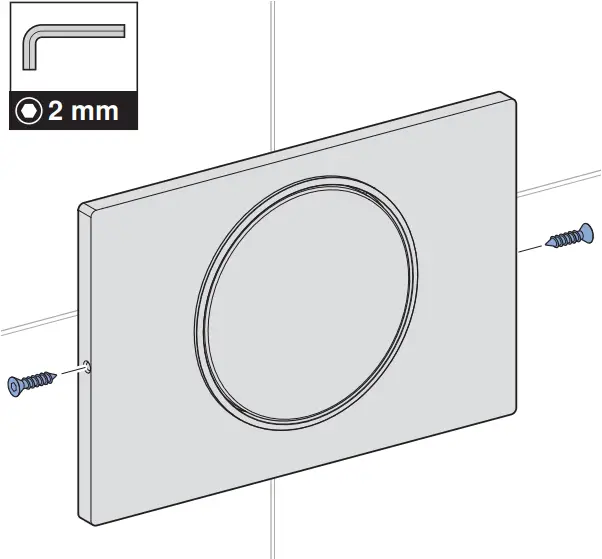 GEBERIT SIGMA10 Dual Flush Plate - e10
