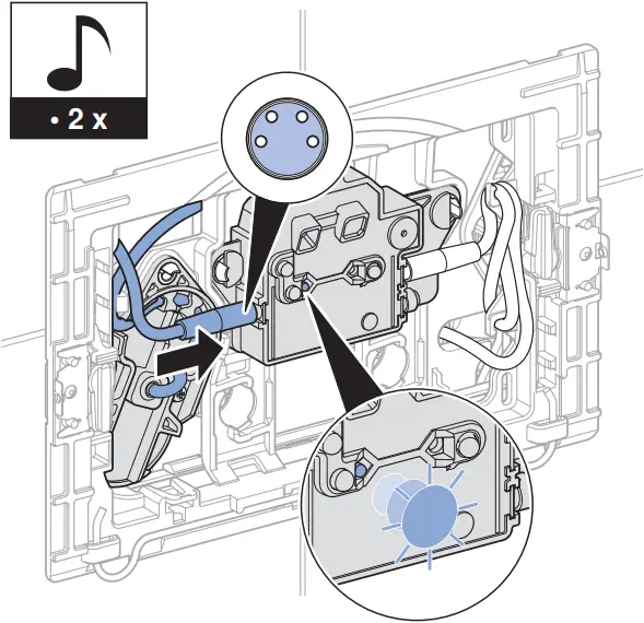 GEBERIT SIGMA10 Dual Flush Plate - e8