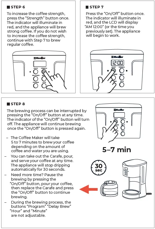 Mueller MLR010016N Ultra Brew Coffee Maker-fig-4