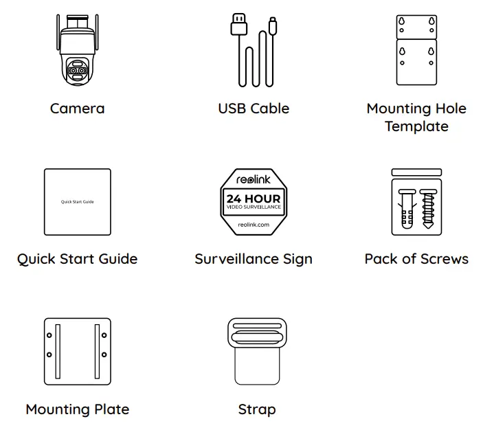 reolink TrackMix Wired LTE Camera -package