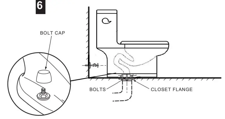 Tahanbath OVS-2181 1-Piece 4.8 LPF-1.28 GPF Single Flush Toilet - Fig 5