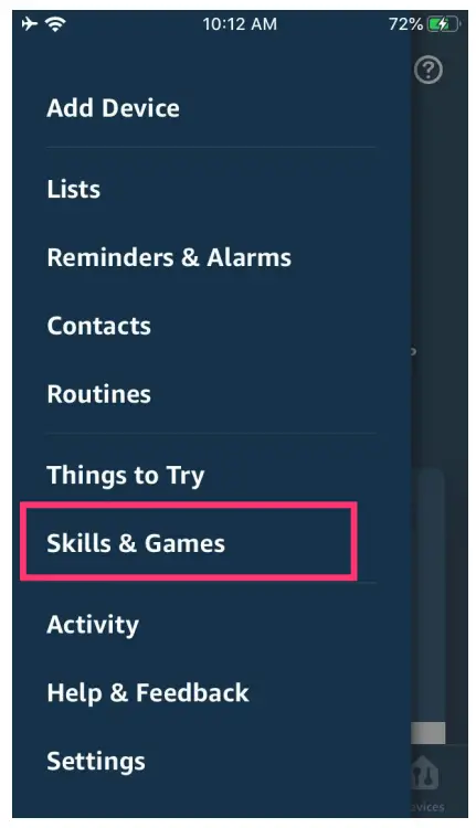 Enter Smart Life Skill in
Alexa APP
