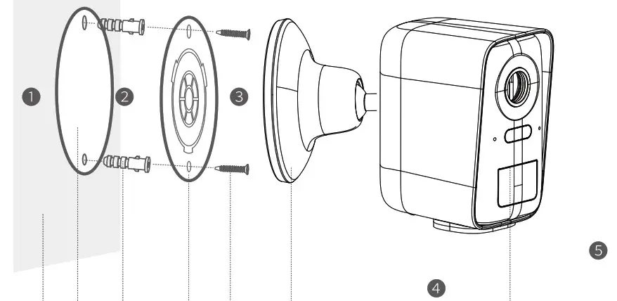 Botslab W331 Outdoor Wireless Camera - Installing Battery-Powered Camera