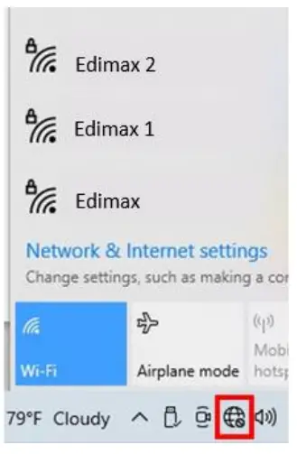 EDiMAX EW 7611UCB Dual Band WiFi and Bluetooth USB Adapter - password 1