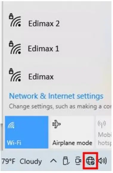 EDiMAX EW 7611UCB Dual Band WiFi and Bluetooth USB Adapter - password 1