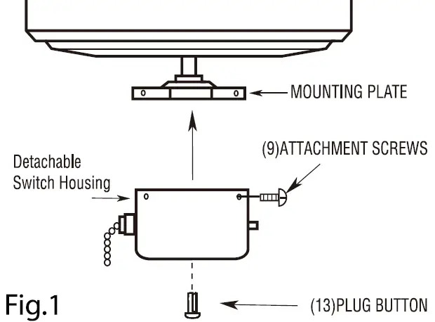 Royal Pacific 1RP69 LED Ceiling Fan Light Kit 01