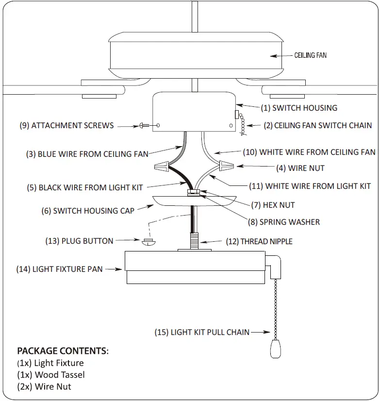 Royal Pacific 1RP69 LED Ceiling Fan Light Kit 03