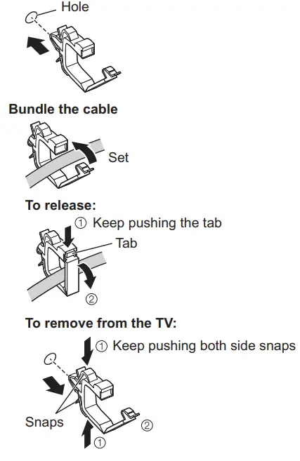 Panasonic TX 75JX940E LED TV - Cabel 1