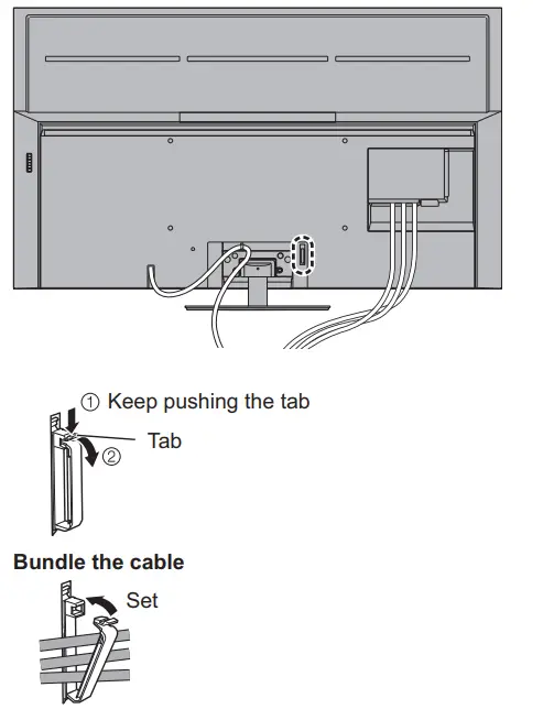 Panasonic TX 75JX940E LED TV - Cabel 2