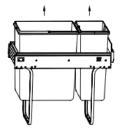 Kogan Pull-Out Trash Can - COMPONENTS.