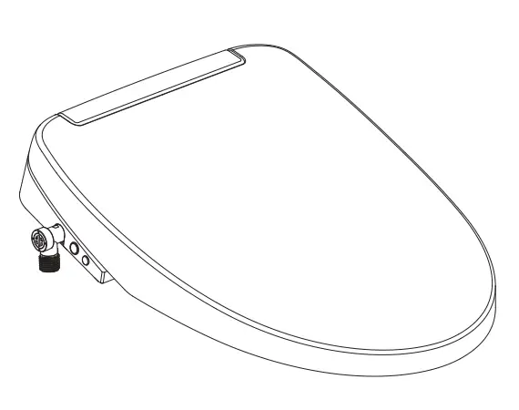 CD-BT01 Electric Smart Bidet Seat for Elongated Toilets