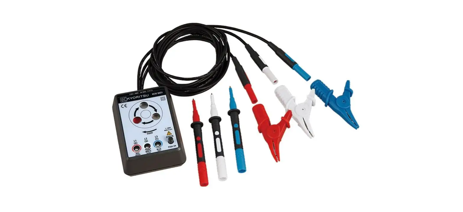 Kyoritsu Kew 8031 Phase Indicator Instruction Manual