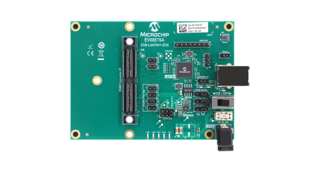 Microchip Evb-lan7801 Ethernet Development System User Guide