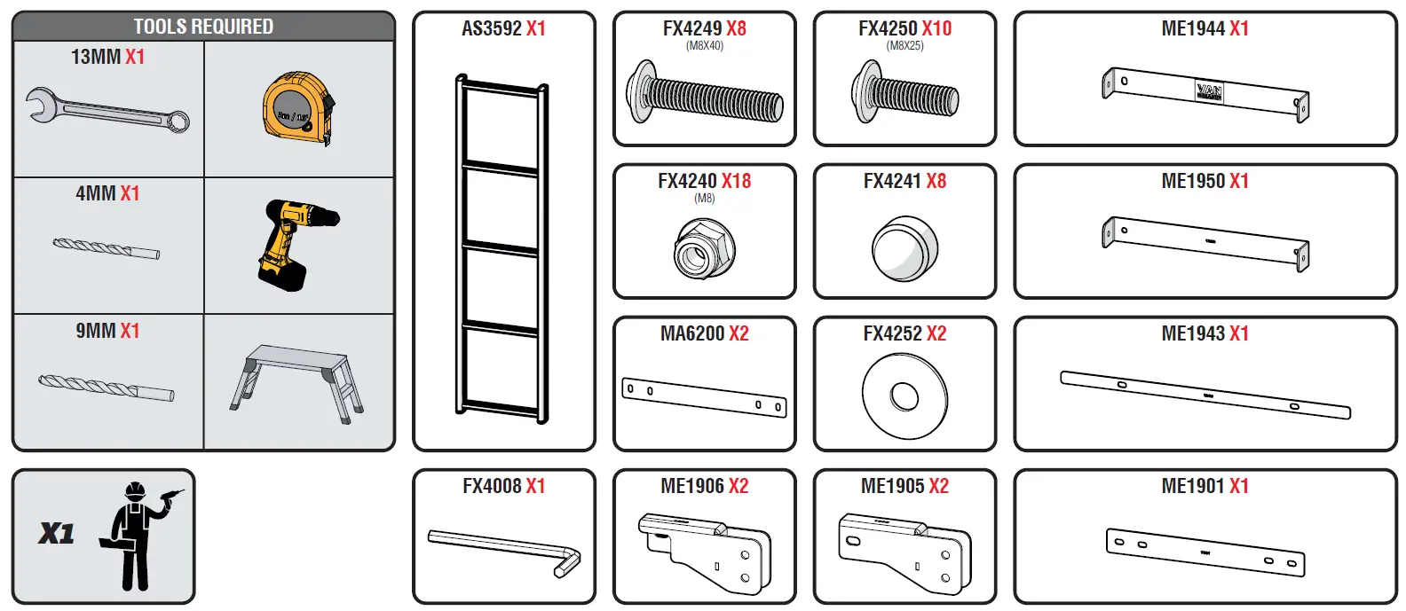 VAN GUARD IN8405 ULTI Ladder 2