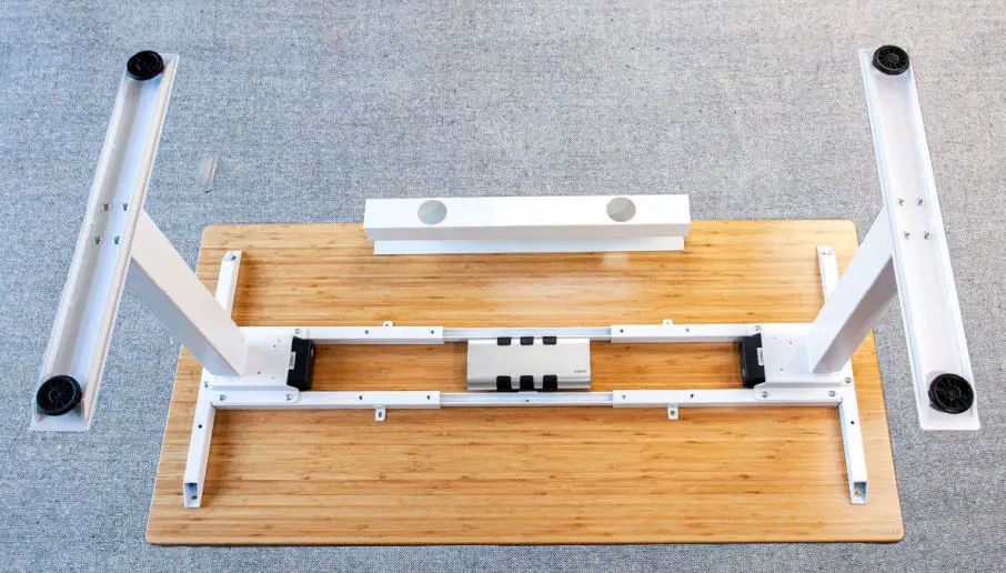 UpDown Desk PRO-Series Electric Standing Desk User Guide - The cable tray can go wherever is practicable