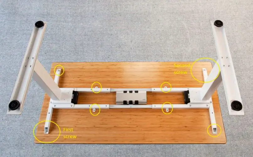 UpDown Desk PRO-Series Electric Standing Desk User Guide - To predrill holes