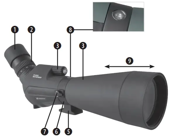 BRESSER-9621501-Condor-20-60×85-Spotting-Scope-fig-1