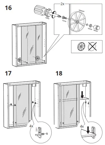 IKEA NYSJON 50 x 60 cm Mirror Cabinet - Figure11