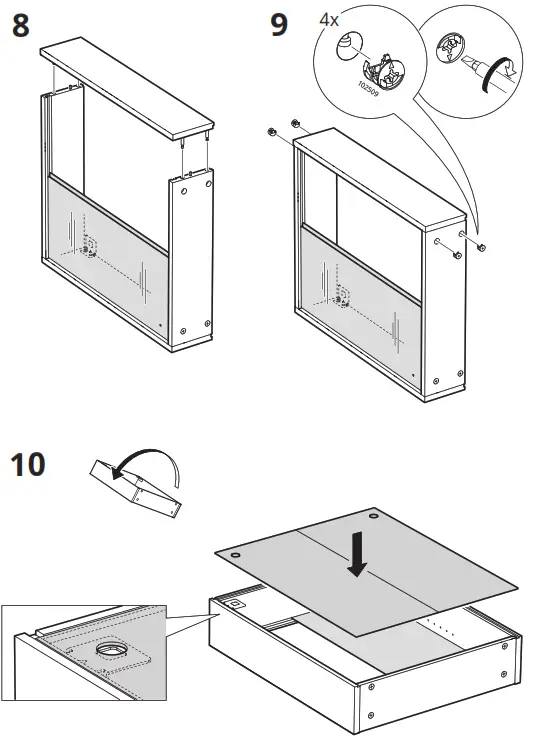 IKEA NYSJON 50 x 60 cm Mirror Cabinet - Figure7