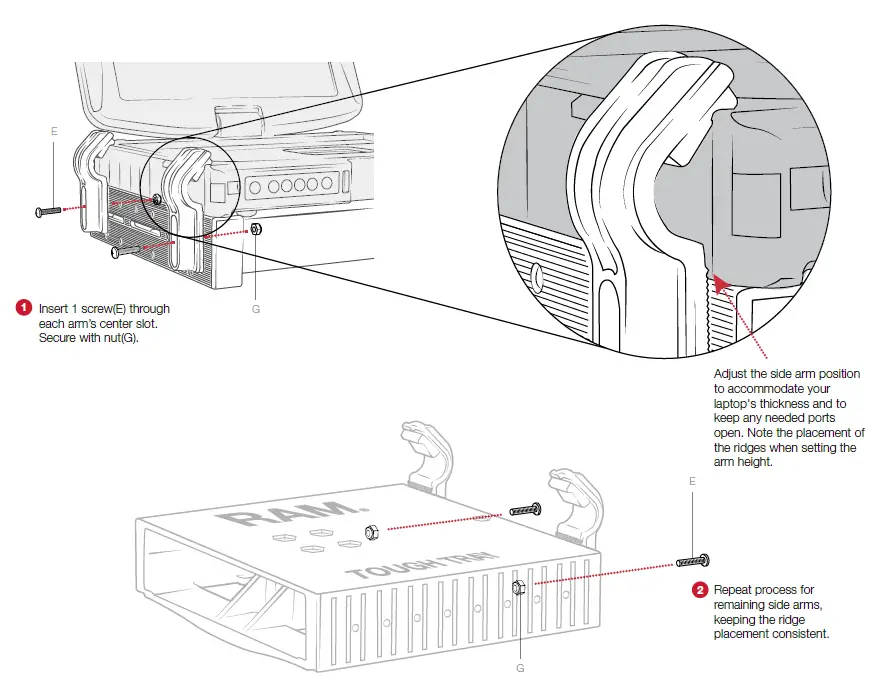 RAM-MOUNTS-RMR-INS-2343 RAM-Tough-Tray-Spring-Loaded-Laptop-Holder-FIG- (2)