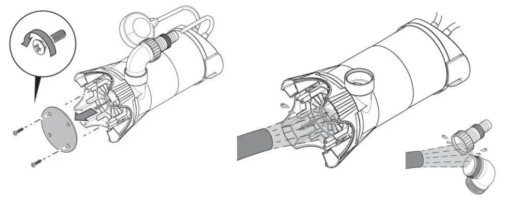 westfalia STPK1100 Submersible Sump Pump - switch1