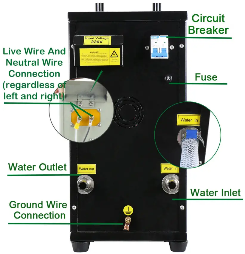 U S SOLID USS HFIH00001 110V High Frequency Induction Heater - Heater