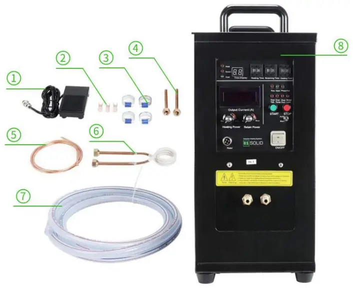 U S SOLID USS HFIH00001 110V High Frequency Induction Heater - Parts