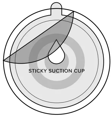 iottie Velox Magnetic Wireless Charging Dash and Windshield Mount - suction cup