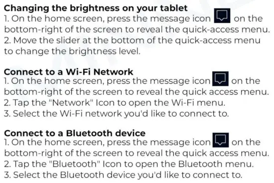 FIG 1 Quick Start Guide