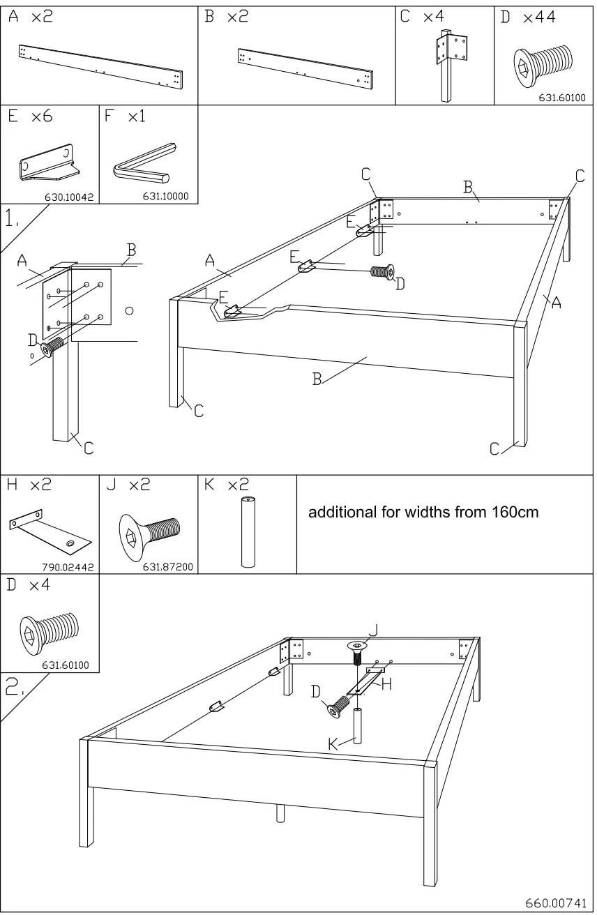 HASENA 660.00383 Bed - fig1