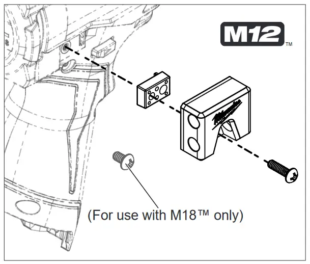 milwaukee M12 Tool Magnetic Bit Holder - READ ALL