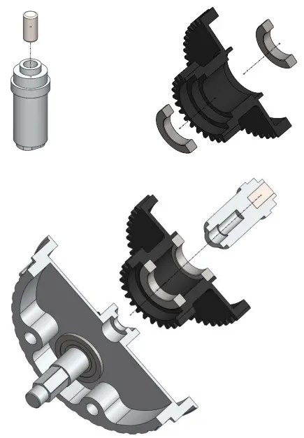 SWERVE DRIVE SPECIALTIES MK4 Swerve Module - Center Column Assembly