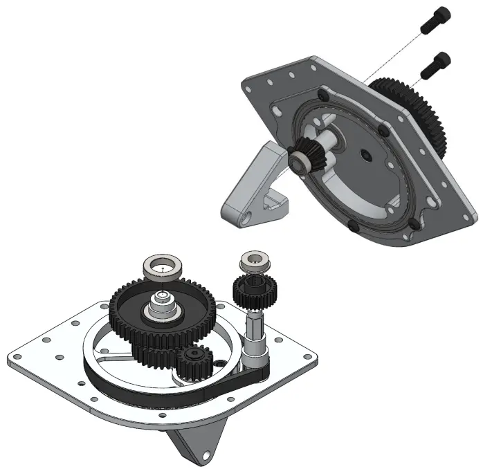 SWERVE DRIVE SPECIALTIES MK4 Swerve Module - Motor Mount Prep