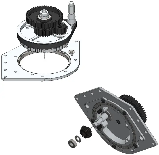 SWERVE DRIVE SPECIALTIES MK4 Swerve Module - Pulley Mounting 1