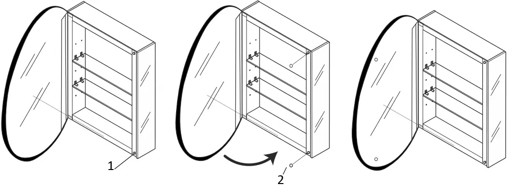 CANARMNA IPL417A01 Medicine Cabinet A9