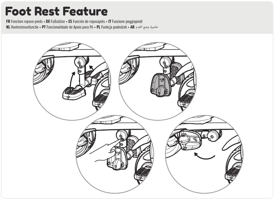 TRIKES TP710 Dino Discovery, TP711 Unicorn Magic - Foot Rest Feature