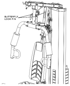 Front Press and Butterfly Exercises