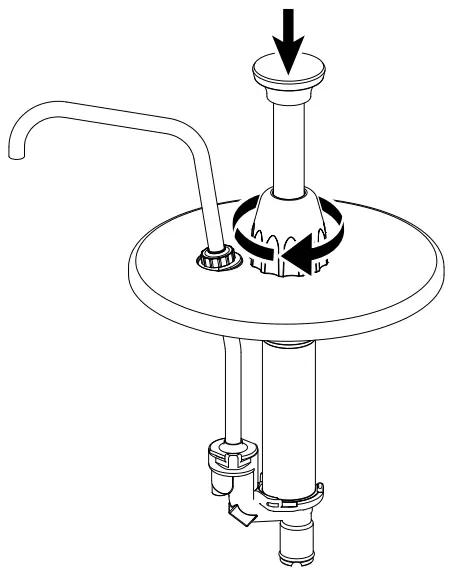 ERVER CP 3 2oz Stainless Steel Pump - comprese 5