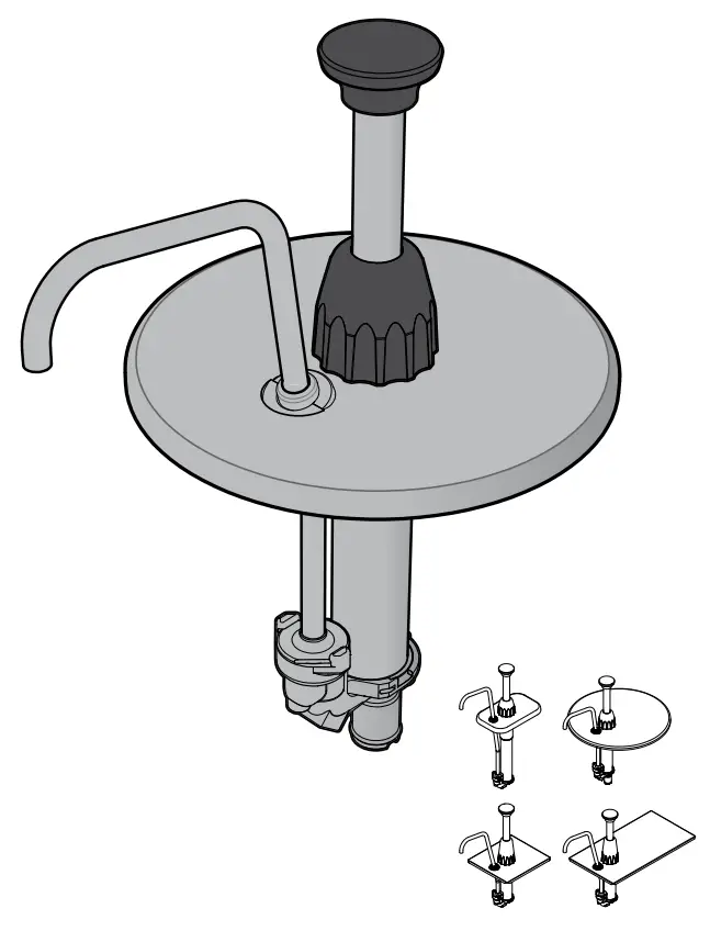 ERVER CP 3 2oz Stainless Steel Pump