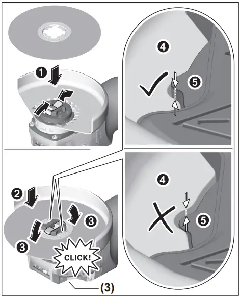 Fitting the abrasive tool