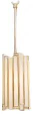 LNC A04970P 1-Light Polished Gold Modern Contemporary Textured Glass Linear LED