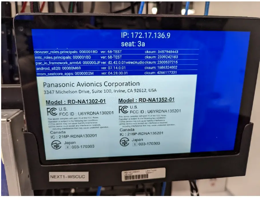 Panasonic-RDNA135201-Wireless-Seat-Control-Unit-Cradle-3