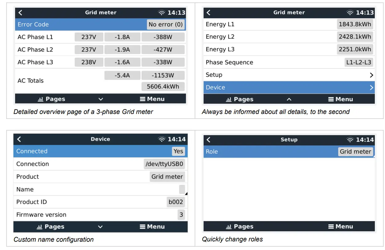 victron energy EM540 3 Phase Energy Meter - Fig 12